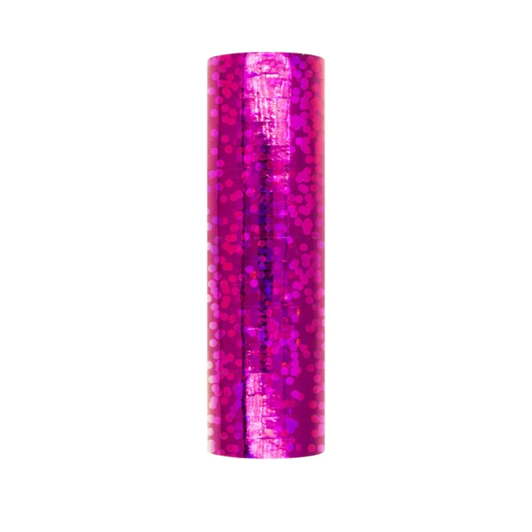 Holographic glitter serpentine dark pink
