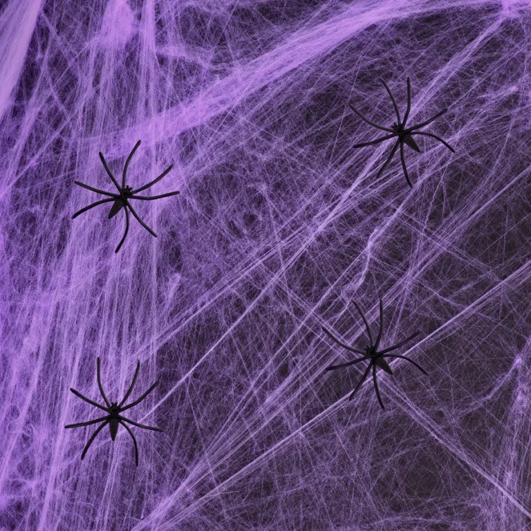 Halloween Spiderweb purple 60g