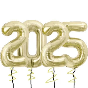 2025 New Year Number Balloons