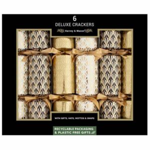 6 DELUXE ART DECO 13.5" CRACKERS
