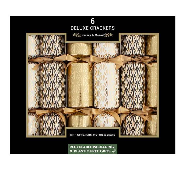 6 DELUXE ART DECO 13.5 in CRACKERS