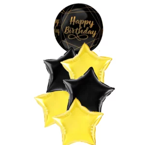 Elegant Happy Birthday Orbz Bouquet