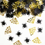 spiders and webs confetti