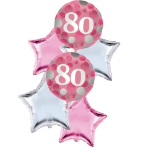 Glossy Pink 80 Years Bouquet