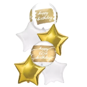 60th BIRTHDAY FOIL BALLOON ORBZ