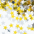 Confetti gold and silver stars