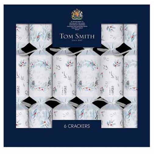 Tom Smith's Luxury Silver & White Crackers