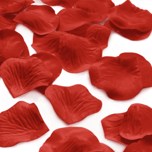 Confetti rose petals 100 pcs - red