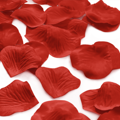 Confetti rose petals 100 pcs - red