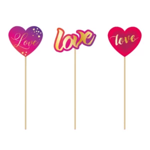 Love toppers 3 pcs.