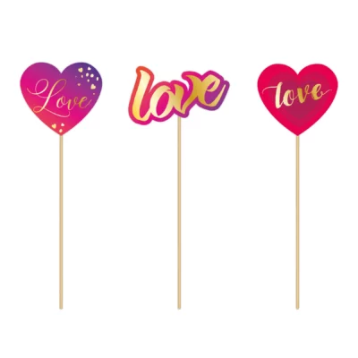 Love toppers 3 pcs.