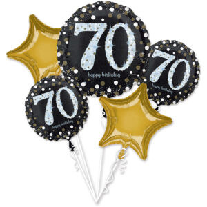 Bouquet Sparkling Birthday 70th