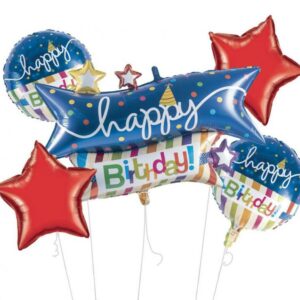 BALLOONS HAPPY BIRTHDAY BOUQUET
