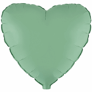 Matte Mint Green Heart Foil
