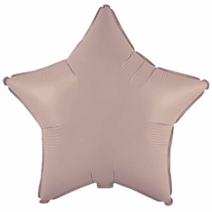 Foil balloon Vintage Rose Matte  Star