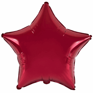 Foil balloon Red  Star
