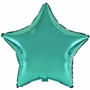 Foil balloon Turquoise  Star