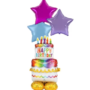 Giant Airloonz Birthday Cake Bouquet