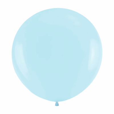Round Balloon Light Blue 36 inches 1 pc.