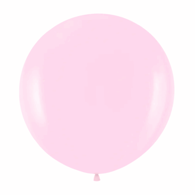 Round Balloon Light Pink 36 inches 1 pc.